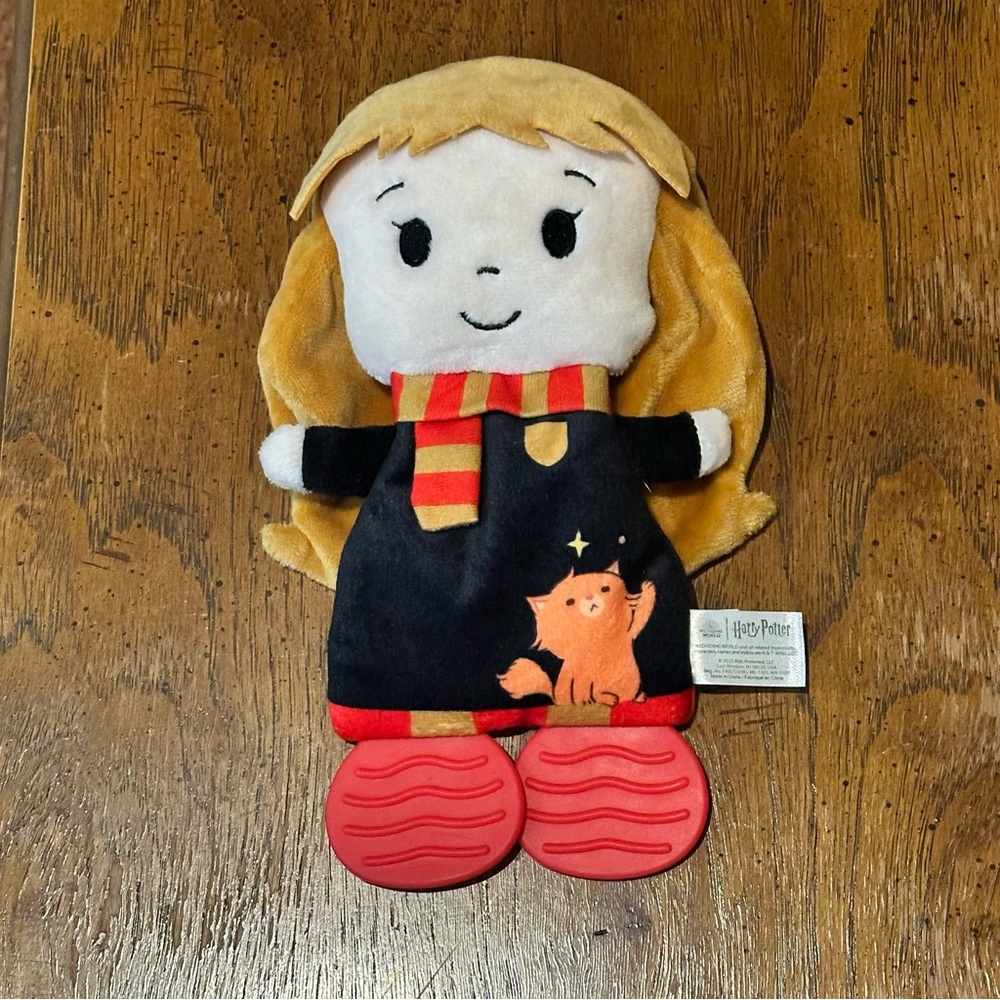 Harry Potter Hermione Granger Sensory Blanket with Teether Feet Baby Toy Lovey